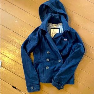 Navy Hollister Utility Jacket sz. M